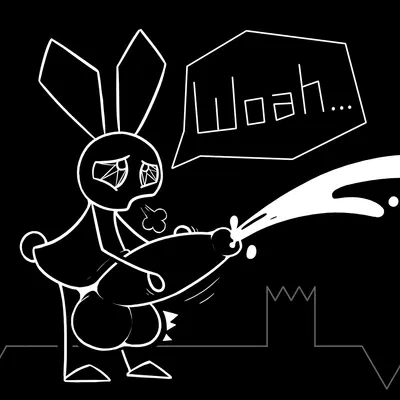 vibri (vib-ribbon) created by unowo