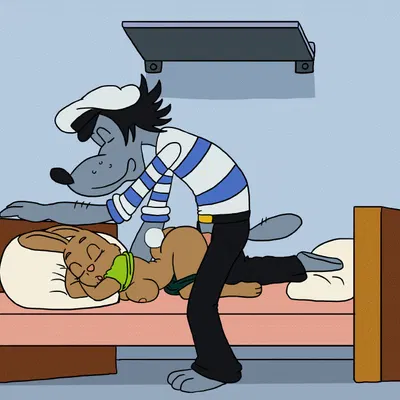 volk (wjyw), zayats (wjyw) (soyuzmultfilm, well just you wait!) created by vylfgor