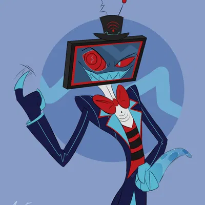 vox (hazbin hotel) (hazbin hotel, hellaverse) created by mandyfoxy