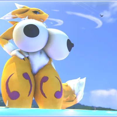 warfare renamon (bandai namco, digimon) created by not person420