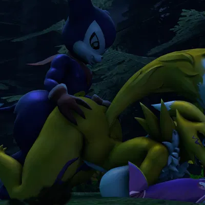 warfare renamon (bandai namco, digimon) created by thevestige