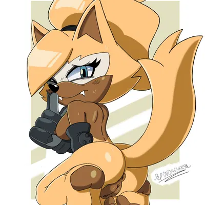 whisper the wolf (idw publishing, sega) created by spindasher98