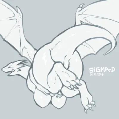 white dragon (sigma-d) (mythology) created by sigma-d