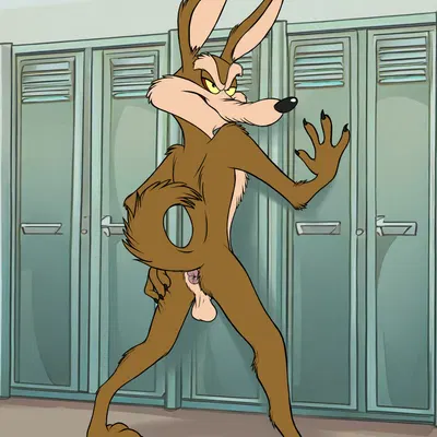 wile e. coyote (looney tunes, warner brothers) created by ai assisted, ai generated background
