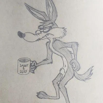 wile e. coyote (looney tunes, warner brothers) created by lufeed