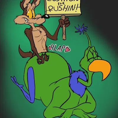 wile e. coyote (looney tunes, warner brothers) created by stevethedragon