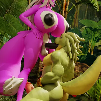 witch doctor (terraria), yuni hermit (terraria) created by darkflash23