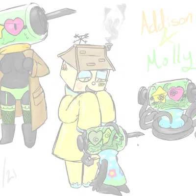 addison (vexedcalyx), molly (vexedcalyx) created by vexedcalyx