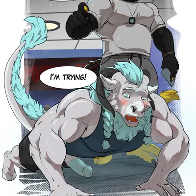 adelaide (acluelessbull), gabriel (acluelessbull) created by scrappyvamp