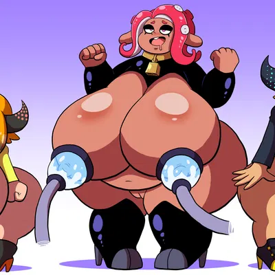 agent 3 (splatoon), agent 4 (splatoon), agent 8 (splatoon) (nintendo, splatoon) created by grepstrash