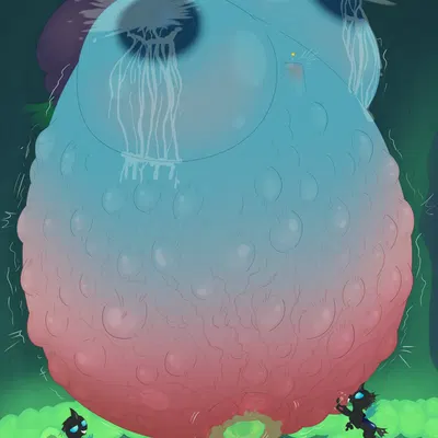 ahuizotl (mlp) (friendship is magic, hasbro) created by necrofeline