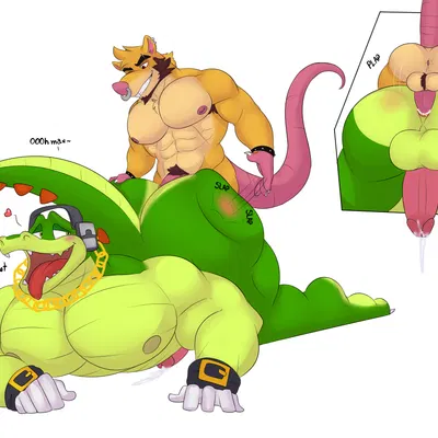 alan nezumi, vector the crocodile (sega, sonic the hedgehog (series)) created by unrealrui