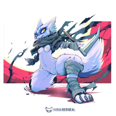 alopex (teenage mutant ninja turtles, teenage mutant ninja turtles (idw)) created by kiaun