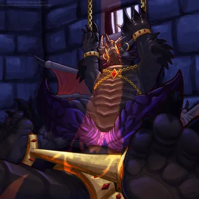 amatorion, wrathion the black prince (warcraft) (blizzard entertainment, european mythology) created by dahurgthedragon