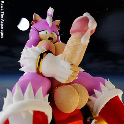 amy rose, amy rose the werehog (sega, sonic the hedgehog (series)) created by kawa the asparagus