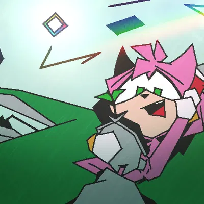 amy rose (sega, sonic frontiers) created by sharnom