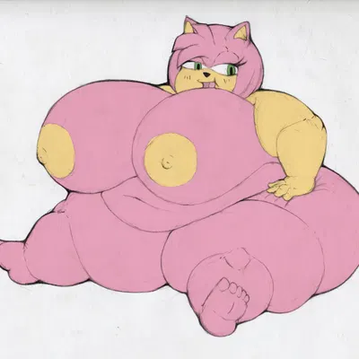 amy rose (sega, sonic the hedgehog (series)) created by arkveveen (artist), third-party edit