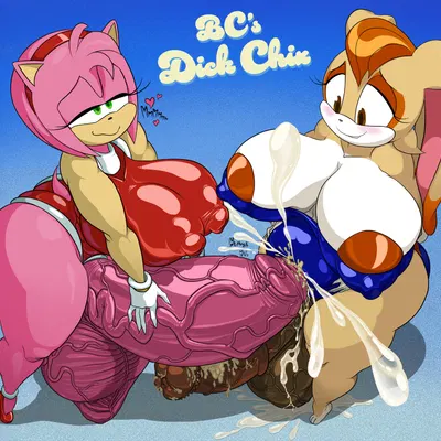 amy rose, vanilla the rabbit (sega, sonic the hedgehog (series)) created by brendancorris