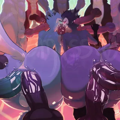 andrealphus (helluva boss), stolas (helluva boss) (hellaverse, helluva boss) created by mhaelt