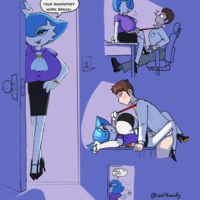 andrew (crovirus), gabriella (oofrowdy) (nintendo, pokemon) created by oofrowdy