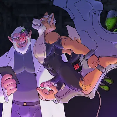 andross, fox mccloud (nintendo, star fox) created by hyenaface