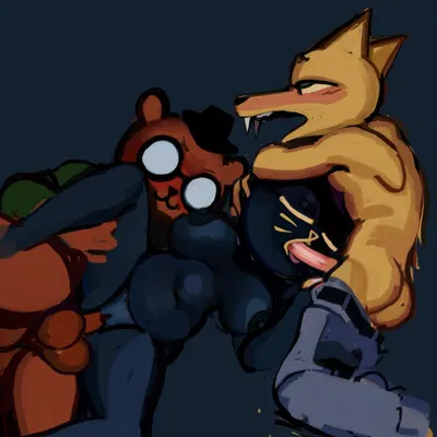 angus delaney, gregg lee, mae borowski (night in the woods) created by big-fig