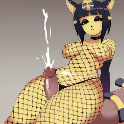 ankha (animal crossing) (animal crossing, nintendo) created by ravenemore
