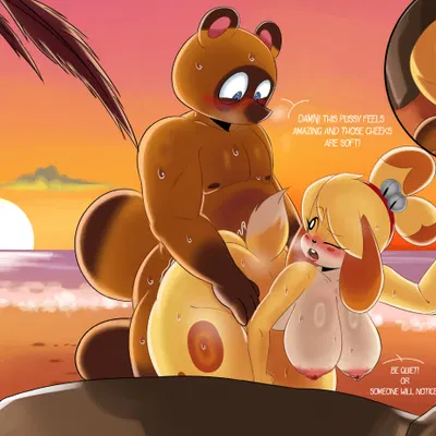 ankha (animal crossing), isabelle (animal crossing), tom nook (animal crossing) (animal crossing, nintendo) created by gomezcat