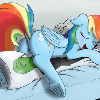 anon, rainbow dash (mlp) (friendship is magic, hasbro) created by eels (artist)