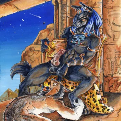 anubis, colin leighton (egyptian mythology, middle eastern mythology) created by heather bruton
