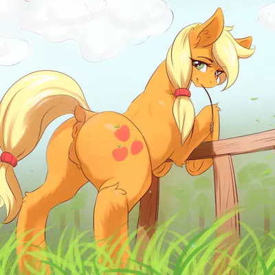 applejack (mlp) (friendship is magic, hasbro) created by alcorart