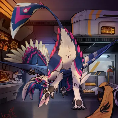 ari (wolflumin) created by thyvixie