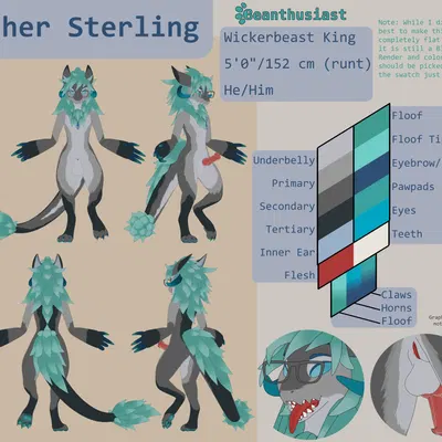 asher sterling created by beanthusiast