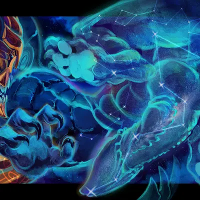 aurelion sol (lol) (league of legends, mythology) created by hilloty