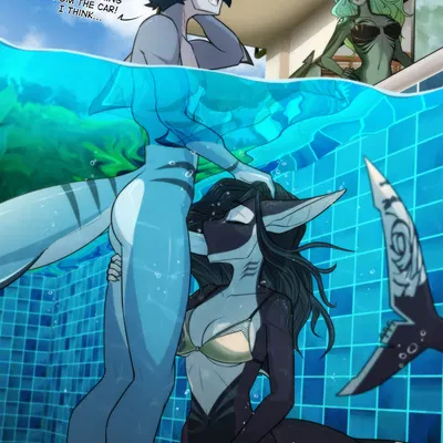 aurora (kamikazekit), kyle r. fish, rose (kamikazekit) created by sharkcatsg