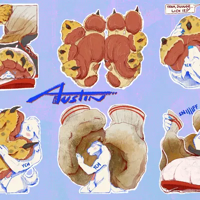 austin (clumsysk8ter), ych (character) (converse) created by pinkgirlpen