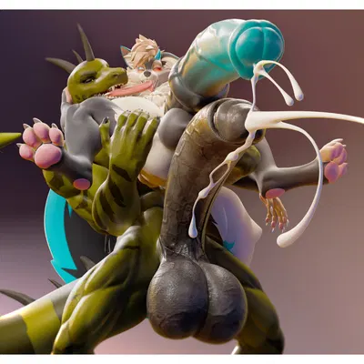 azem (azemkek), raiden (raidens claws) (mythology) created by azemkek