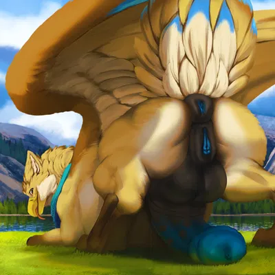 azul (karathefox) (mythology) created by olexafox