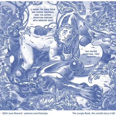 bagheera (jungle book), mowgli (patreon, the jungle book) created by hotsatyr