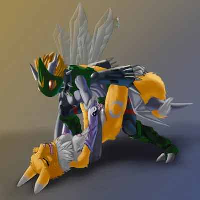 bandai namco, digimon created by drqube