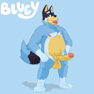 bandit heeler (bluey (series)) created by cakerthebear
