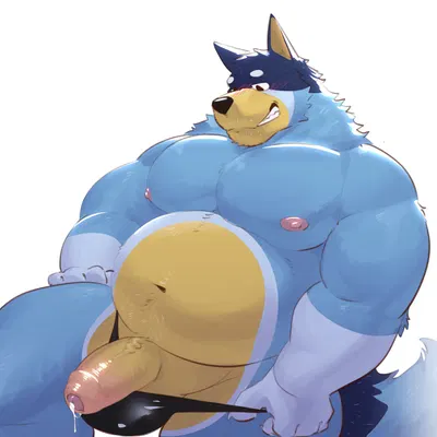 bandit heeler (bluey (series)) created by kajin-sama