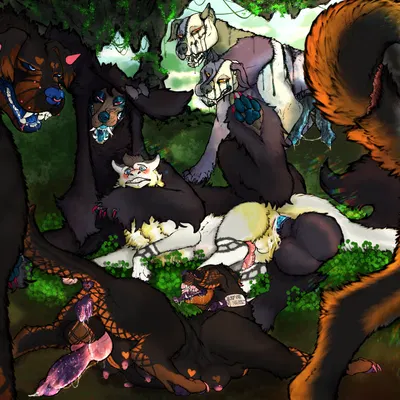 bannette graves (yonnixart), baxter loveshock (yonnixart), davis graves (yonnixart) (mythology) created by yonnixart