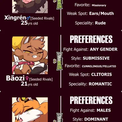 baozi (diives), binggan (diives), dou (diives) (seeded rivals, xingzuo temple) created by diives