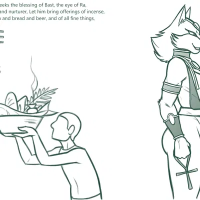 bast (dic entertainment, egyptian mythology) created by redout