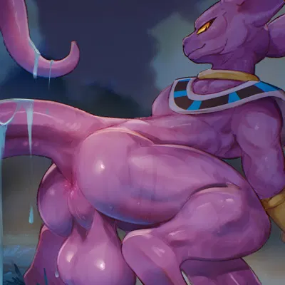 beerus (dragon ball, dragon ball super) created by meatshaq