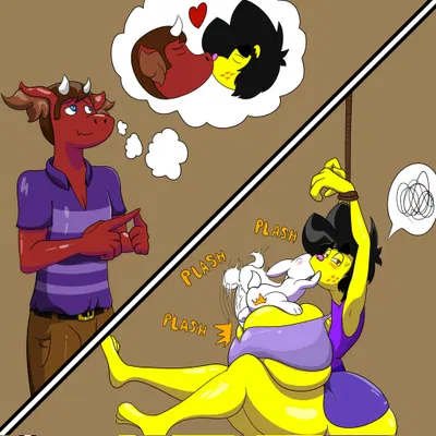 benito (kuge), piku (kuge) (valentine's day) created by kuge