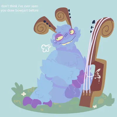 big blue bubble, my singing monsters created by chimekeeperderg (artist)