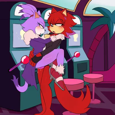 blaze the cat, fan character (sega, sonic the hedgehog (series)) created by minimin 093