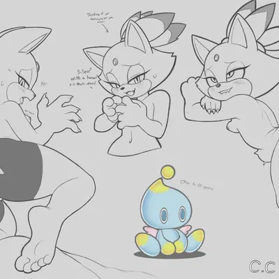 blaze the cat (sega, sonic the hedgehog (series)) created by champchidi